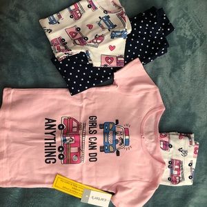 Carter’s 4 Piece Girls Pj’s